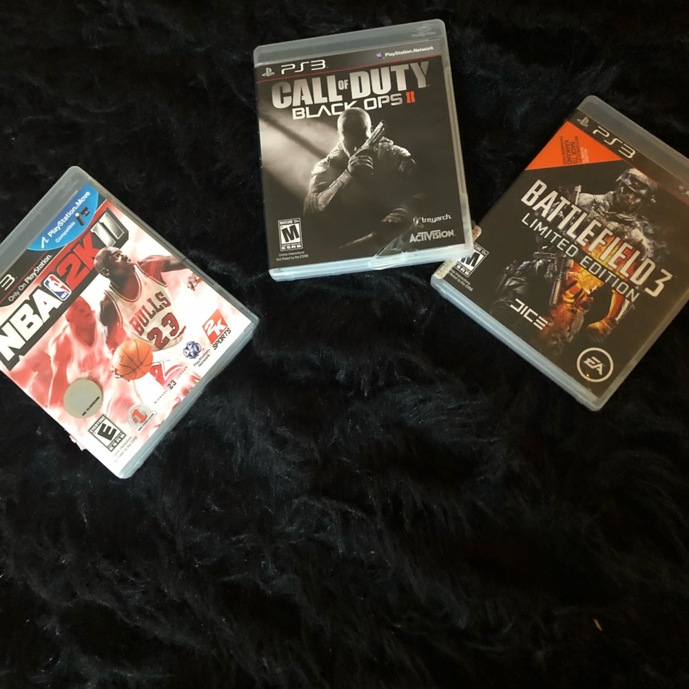 PS3 Game Bundle -2K11 , Call of Duty. Battlefield